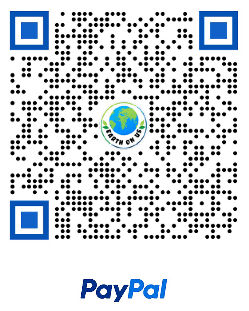 PayPal QR code to donate to Earth On Us