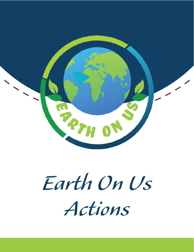 Earth on Us Actions curriculum cover published by University of Minnesota Extension