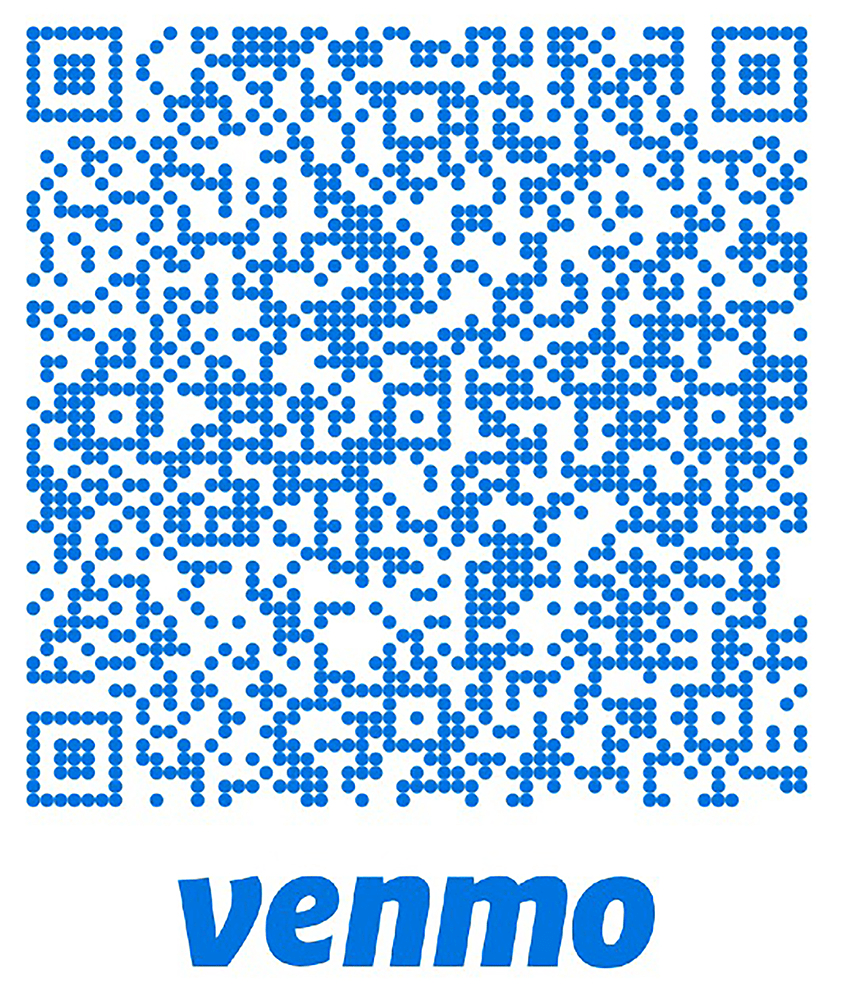 Venmo QR code to donate to Earth On Us